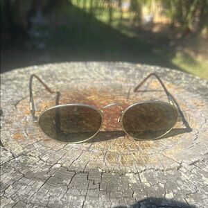 Luxury Havana Gold Aviator Sunglasses
